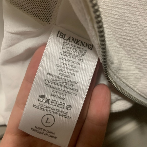 Blank NYC white mesh jacket - Picture 7 of 8